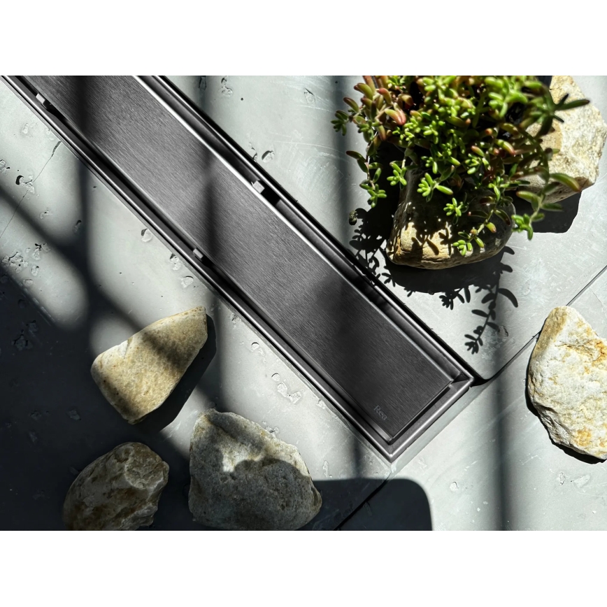 REA-G5806 - Odtokni žleb NEOX PRO 50 cm nikelj