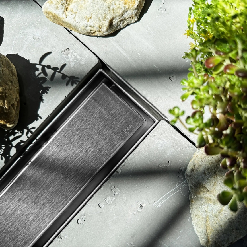 REA-G5806 - Odtokni žleb NEOX PRO 50 cm nikelj