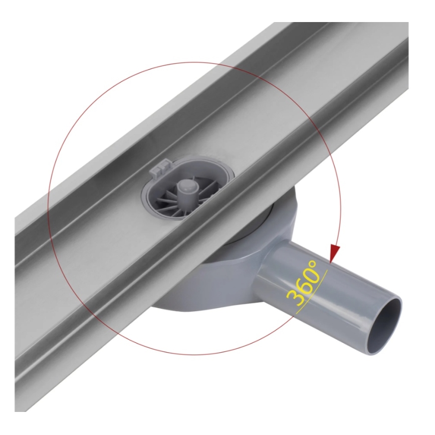 REA-G5807 - Odtokni žleb NEOX PRO 60 cm nerjaveče jeklo