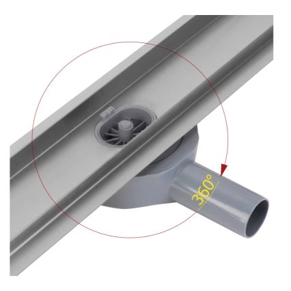 REA-G5808 - Odtočni žleb NEOX PRO 70 cm iz nerjavečega jekla