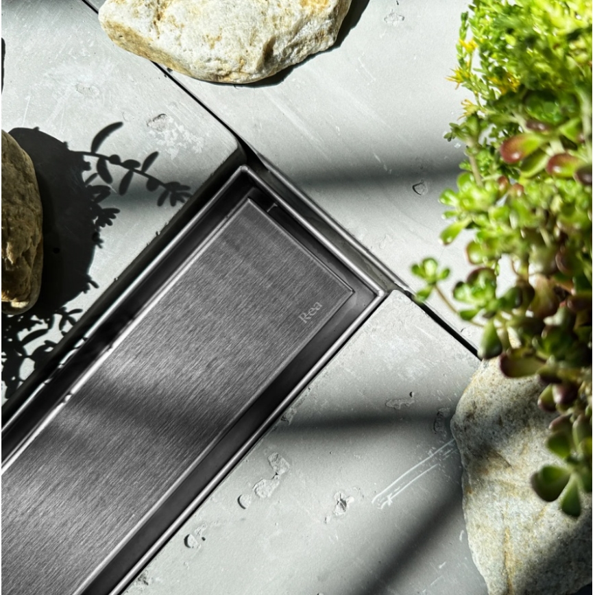 REA-G5808 - Odtokovni žleb NEOX PRO 70 cm iz nerjavečega jekla