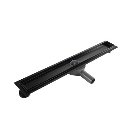 REA-G7803 - Odtočni žleb NEOX PRO 80 cm nerjaveče jeklo/črna