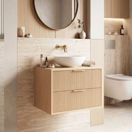 REA-M0408 - Viseča kopalniška omara pod umivalnik MONO 60x47 cm bežna