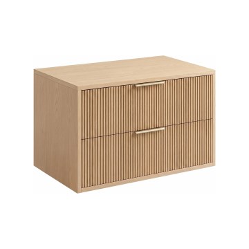 REA-M0409 - Viseča kopalniška omarica pod umivalnik MONO 80x48,5 cm bežna