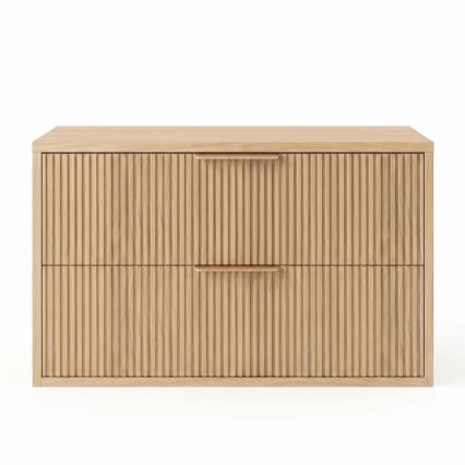 REA-M0409 - Viseča kopalniška omarica pod umivalnik MONO 80x48,5 cm bežna