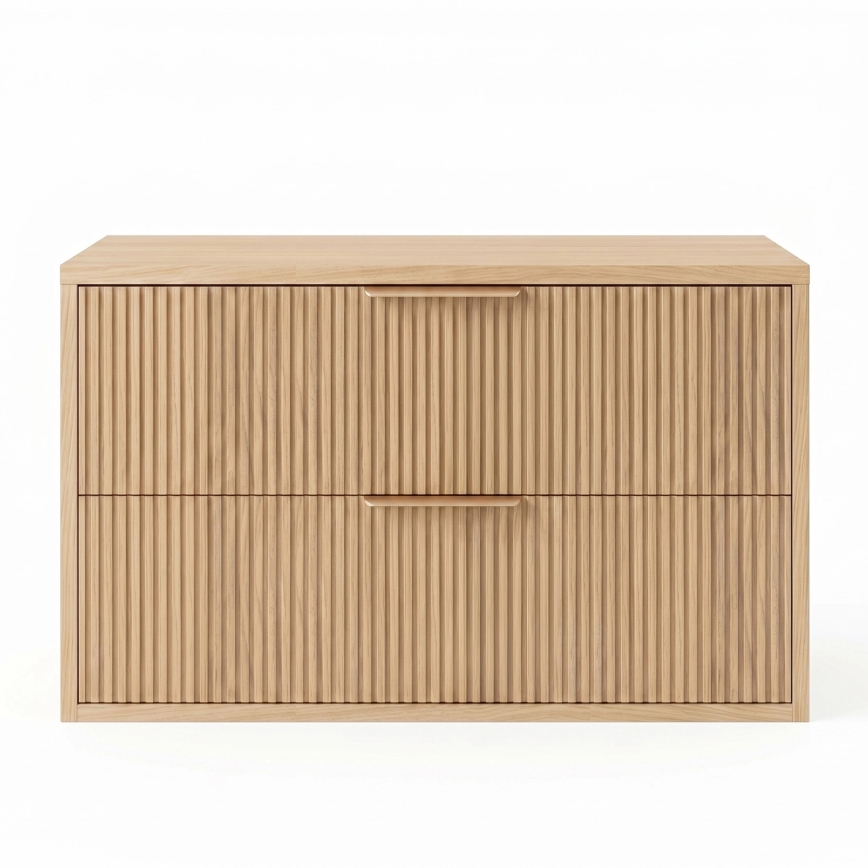REA-M0409 - Viseča kopalniška omarica pod umivalnik MONO 80x48,5 cm bežna