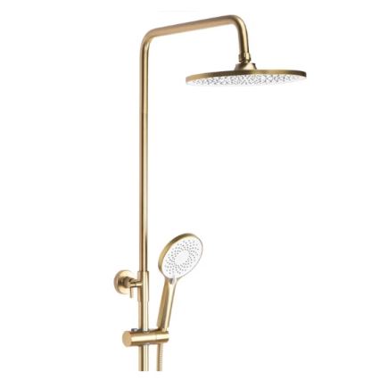 REA-P2400 - Tuš set z baterijo AVALON v brušenem zlatu