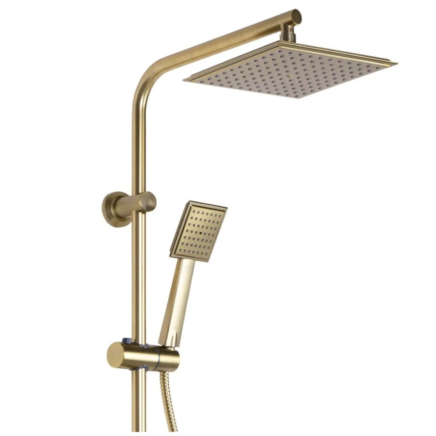 REA-P4121 - Tuš komplet z mešalno armaturo BRAVO, brušeno zlato