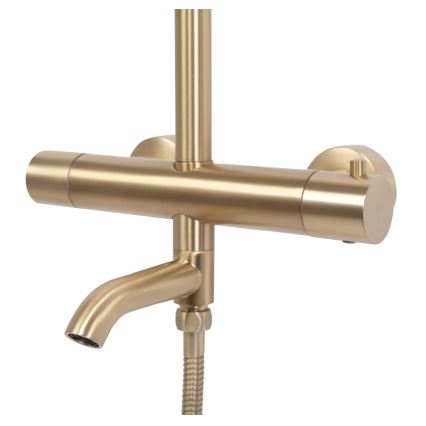 REA-P6604 - Pršna garnitura s termostatsko baterijo LUNGO, brušeno zlato