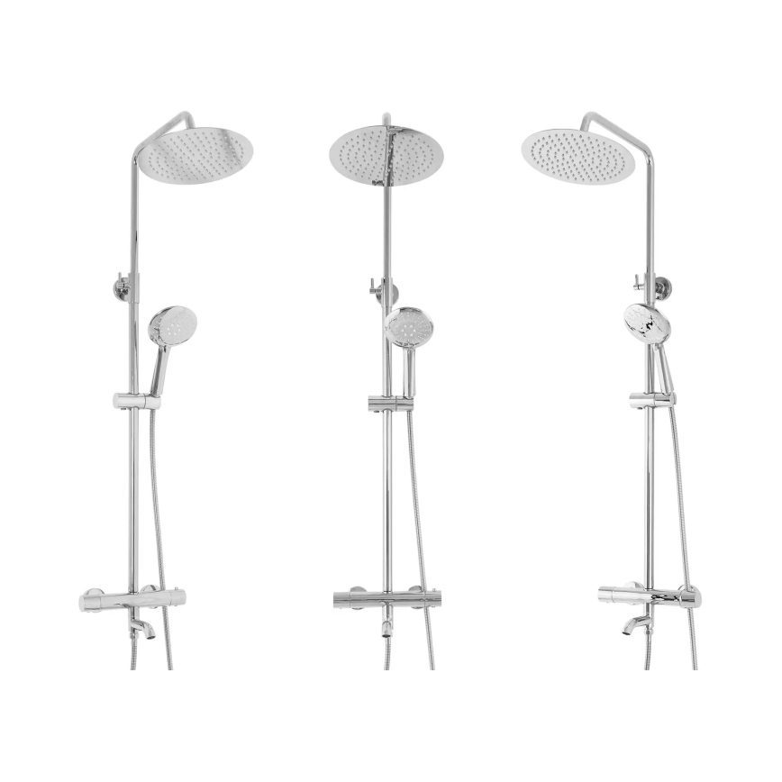 REA-P6607 - Tuš set s termostatsko baterijo LUNGO, sijajni krom