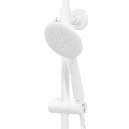 REA-P6608 - Tuš komplet s termostatsko mešalno baterijo LUNGO, mat bela