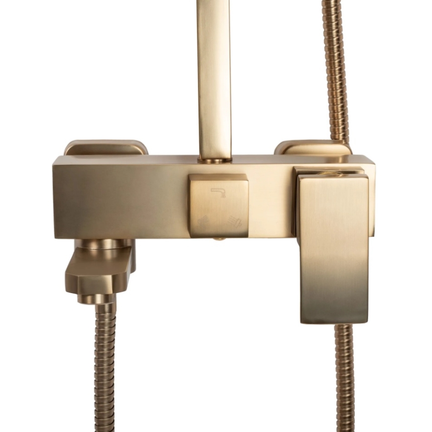 REA-P7050 - Pršna garnitura JACK z mešalno baterijo, brušeno zlato
