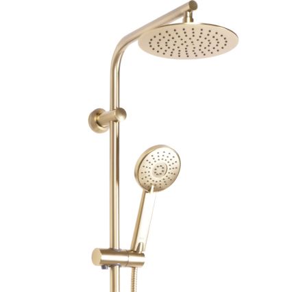 REA-P8413 - Tuš komplet s termostatsko baterijo BLISS, brušeno zlato