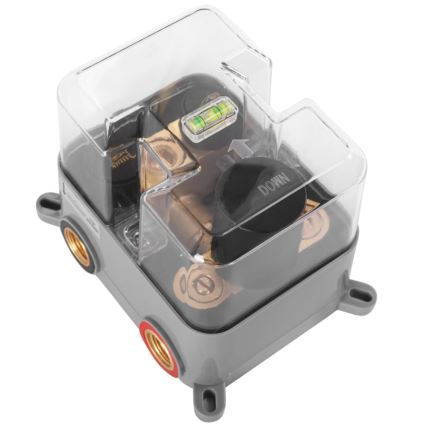 REA-P8551 - Pršna garnitura z vgradno termostatsko armaturo LUNGO, brušeno zlato