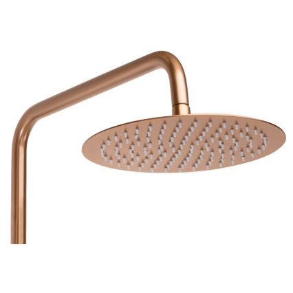 REA-P8807 - Komplet za tuš s termostatsko baterijo LUNGO, krtačen baker