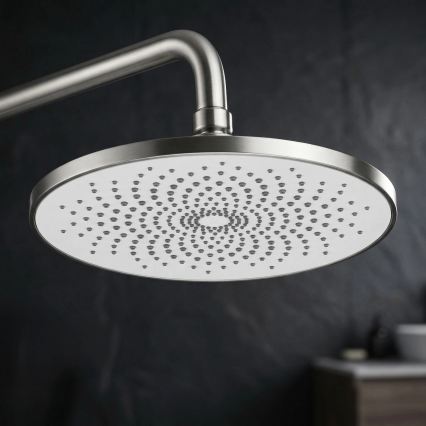 REA-P9498 - Komplet prhe z baterijo RIVO, brušeno nerjavno jeklo