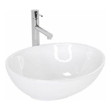 REA-U0133 - Nadpultni umivalnik SOFIA 34,5x41 cm keramika/sijajna bela