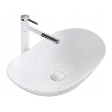 REA-U0441 - Umivalnik na pult ROYAL 35,5x61,5 cm keramika/sijajna bela