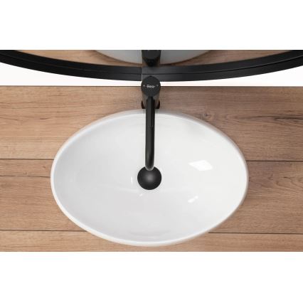 REA-U0462 - Umivalnik za pult LINDA 34x48,5 cm keramika/sijajna bela