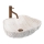 REA-U0642 - Pultni umivalnik ISLA 37x49 cm bela/bež/imitacija kamna