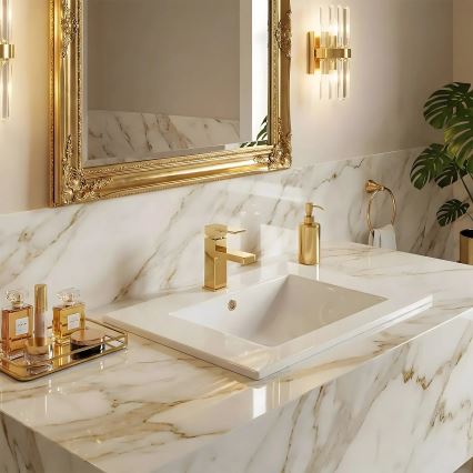 REA-U0786 - Vgradni umivalnik DAFNE 47x62 cm keramika/sijajna bela