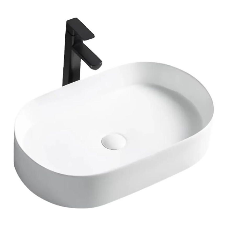 REA-U1055 - Umivalnik za pult NADIA 38,5 x 61 cm keramika/sijajna bela