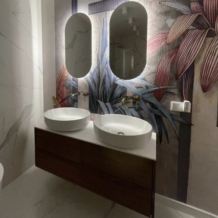 REA-U1223 - Umivalnik za pult QUEEN 41,5x55 cm keramika/sijajno bela