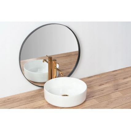 REA-U18918 - Nadpultni umivalnik SAMI Ø 36 cm, keramika/visok sijaj, bela