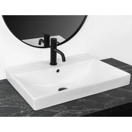 REA-U3326 - Vgradni umivalnik MANDY 46x60 cm keramika/sijajno bela