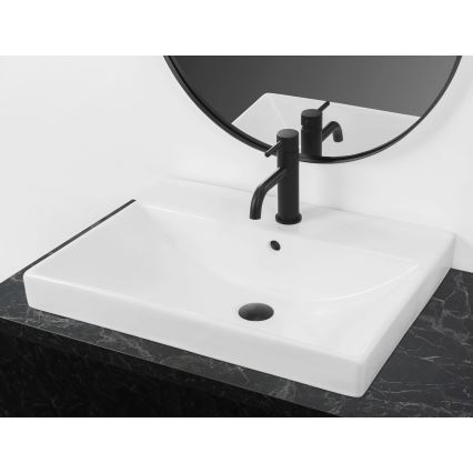 REA-U3326 - Vgradni umivalnik MANDY 46x60 cm keramika/sijajno bela