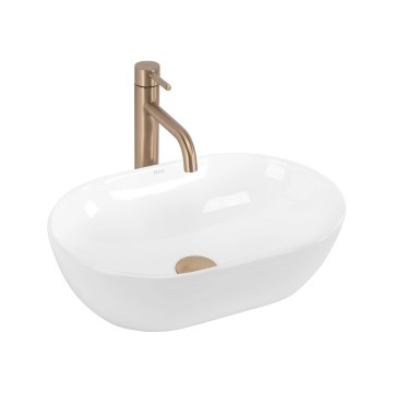 REA-U4330 - Pultni umivalnik AMELIA 31x45 cm keramika/sijajna bela