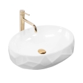REA-U5660 - Umivalnik na pult MAYA 39x60 cm keramika/sijajna bela