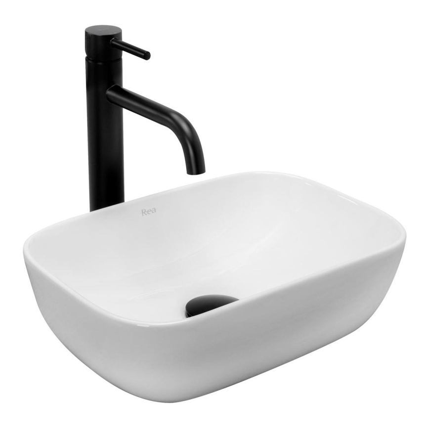 REA-U5667 - Namizni umivalnik BELINDA MINI 25x36 cm keramika/sijajna bela