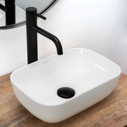 REA-U5667 - Namizni umivalnik BELINDA MINI 25x36 cm keramika/sijajna bela