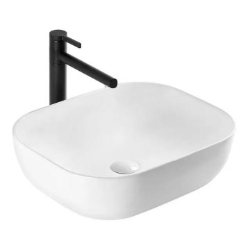 REA-U6300 - Umivalnik za pult MONA SLIM 40x50,5 cm keramika/sijajna bela