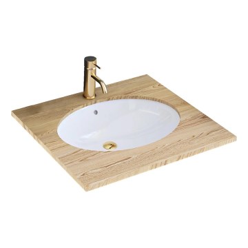 REA-U6330 - Vgradni umivalnik NEL 39x47,5 cm keramika/sijajna bela