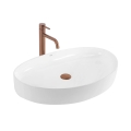 REA-U6371 - Umivalnik na pult JOANA 40,5x65,5 cm keramika/sijajna bela