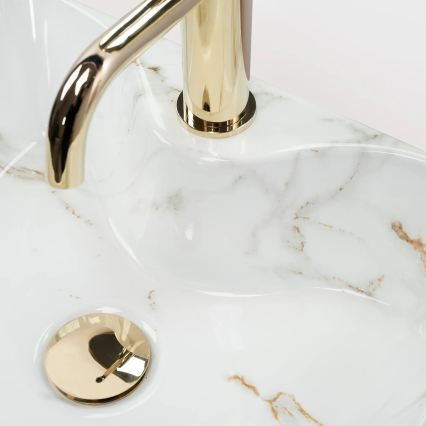 REA-U6504 - Umivalnik na pult KELLY MINI 31x41 cm keramika/imitacija kamna