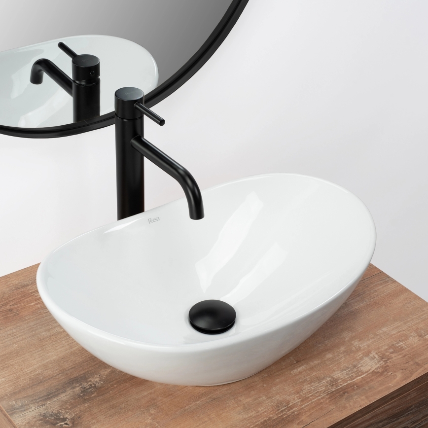 REA-U6507 - Umivalnik na pult ROYAL MINI 30x47 cm keramika/bela