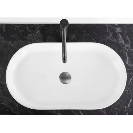 REA-U6526 - Umivalnik na pult VANDA 34x60 cm keramika/sijajna bela