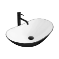 REA-U6600 - Umivalnik na pult ROYAL 36x62,5 cm keramika/bela/črna