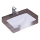 REA-U6653 - Vgradni umivalnik ADELA 33x46 cm keramika/sijajna bela