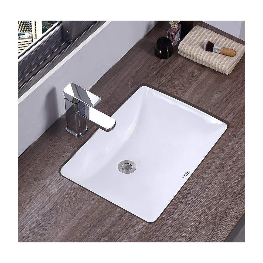 REA-U6653 - Vgradni umivalnik ADELA 33x46 cm keramika/sijajna bela