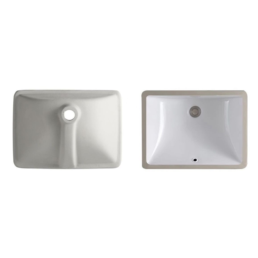 REA-U6653 - Vgradni umivalnik ADELA 33x46 cm keramika/sijajna bela