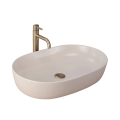 REA-U9655 - Umivalnik na pult CLEO 41x60,5 cm keramika/bež