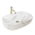 REA-U9656 - Umivalnik na pult CLEO 41 x 60,5 cm keramika/marmorni dekor