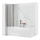 REA-W5696 - Zložljiva kadna stena AGAT 140x80 cm brušen baker/prozorno