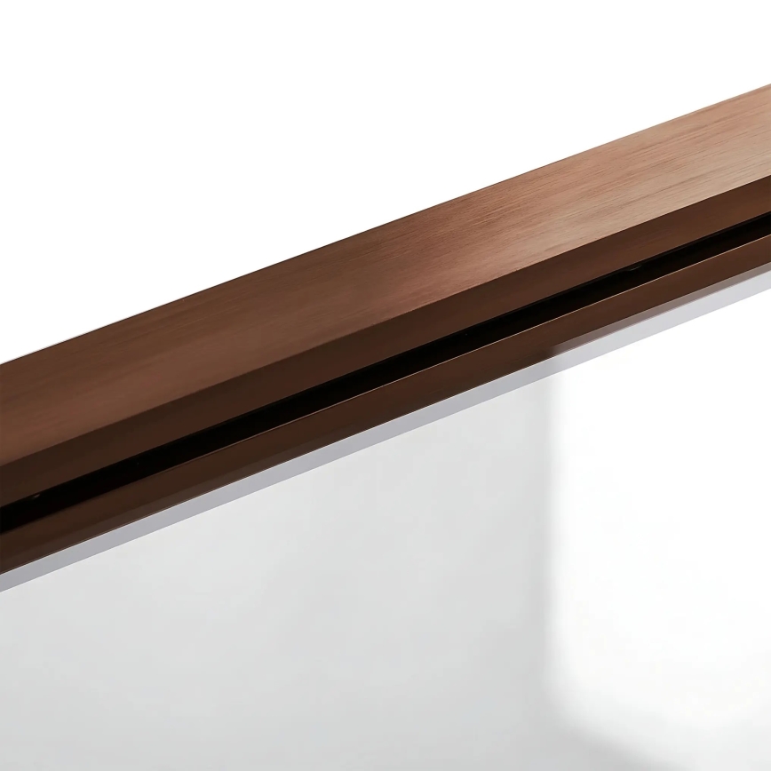 REA-W5696 - Zložljiva kadna stena AGAT 140x80 cm brušen baker/prozorno