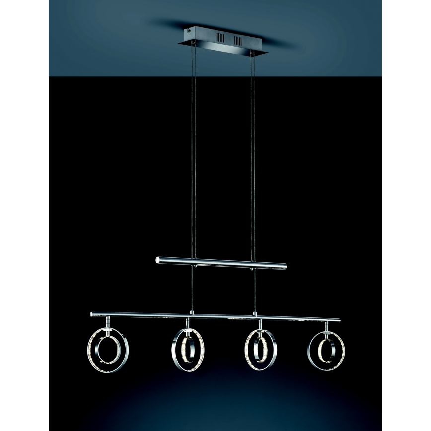 Reality - LED Lestenec na vrvici PRATER 4xLED/4,5W/230V