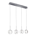 Reality - LED Lestenec na vrvici PRATER 4xLED/4W/230V